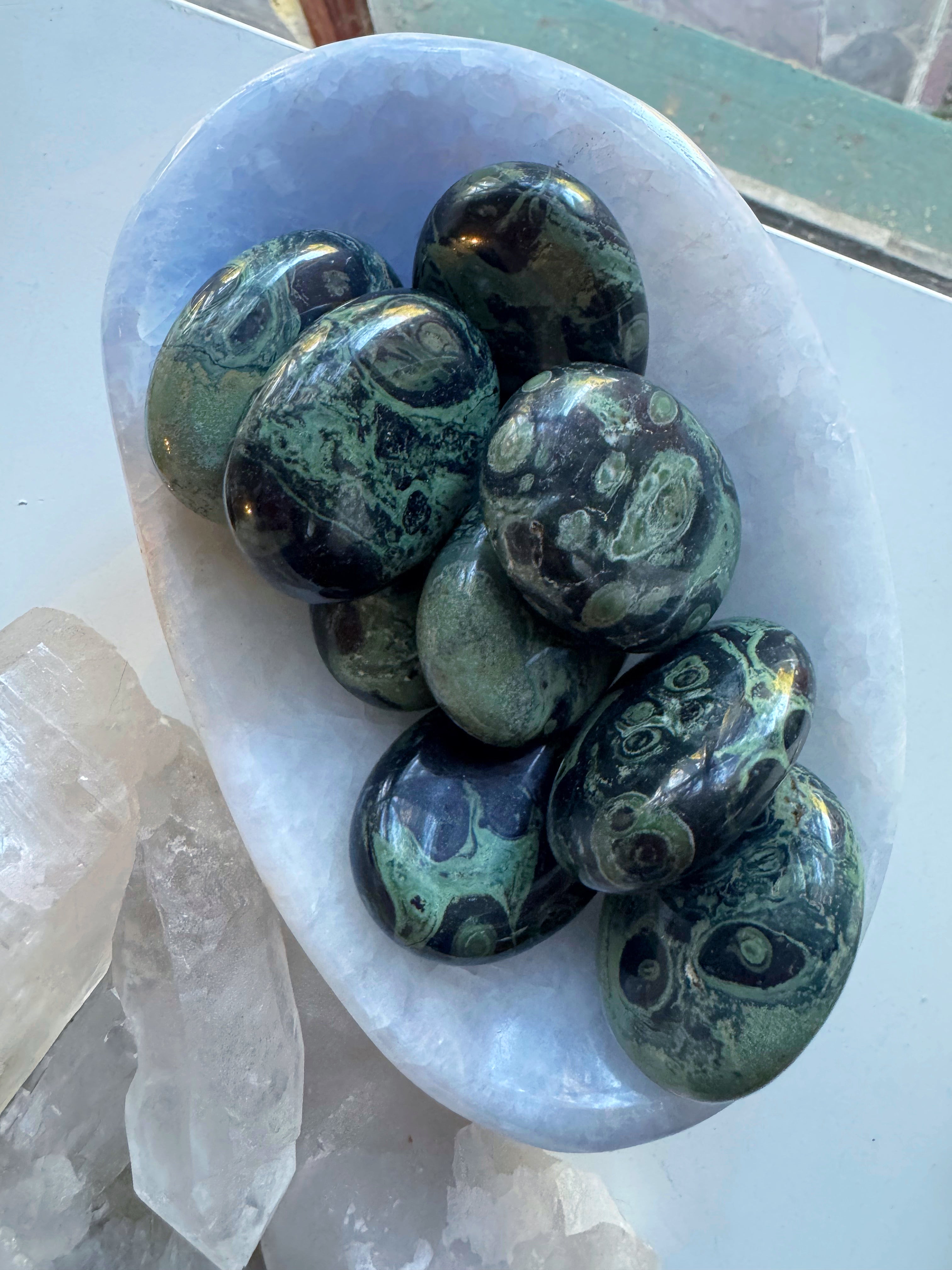 Kambaba Jasper Palm Stones Baltic Mermaid