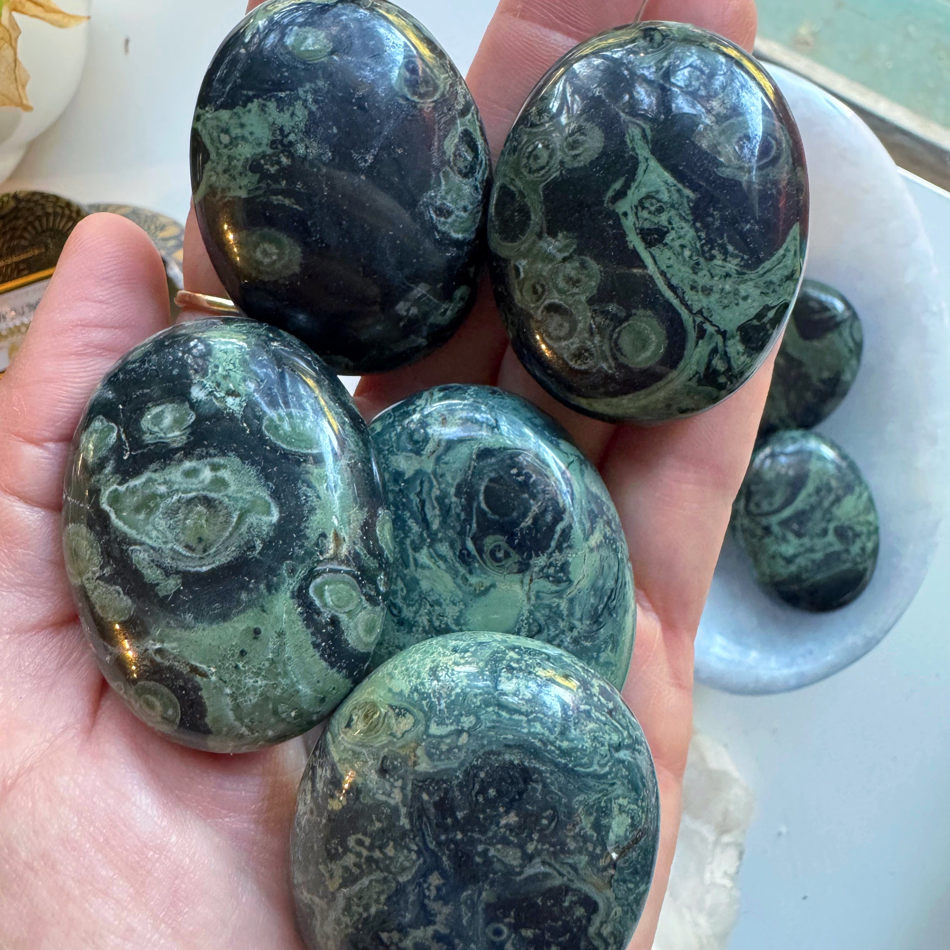 Kambaba Jasper Palm Stones Baltic Mermaid