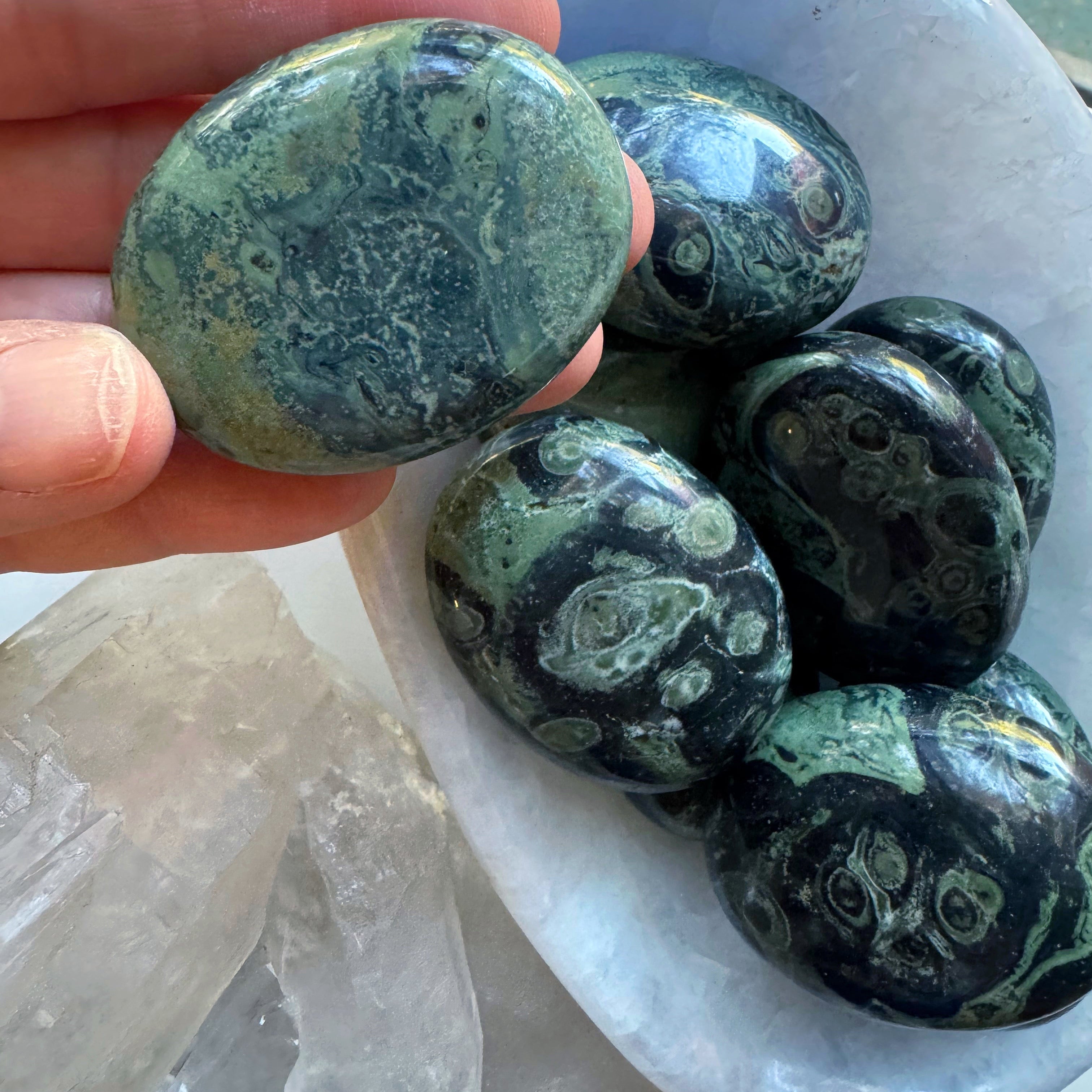 Kambaba Jasper Palm Stones Baltic Mermaid