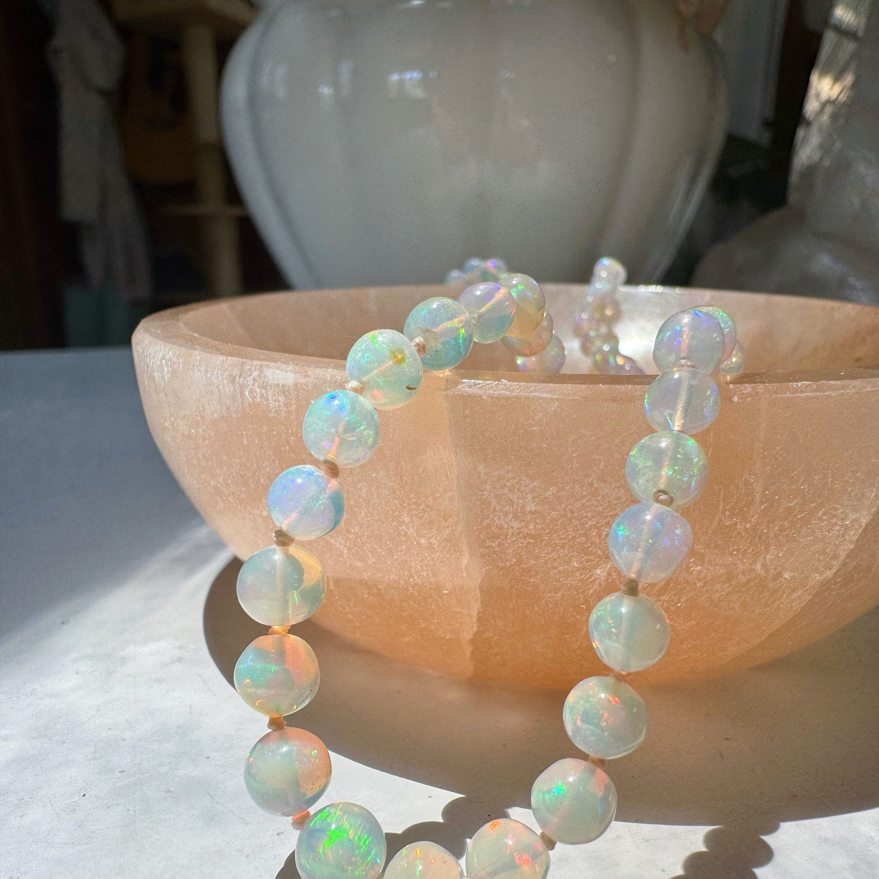 Ethiopian Opal Necklace Super Quality Baltic Mermaid