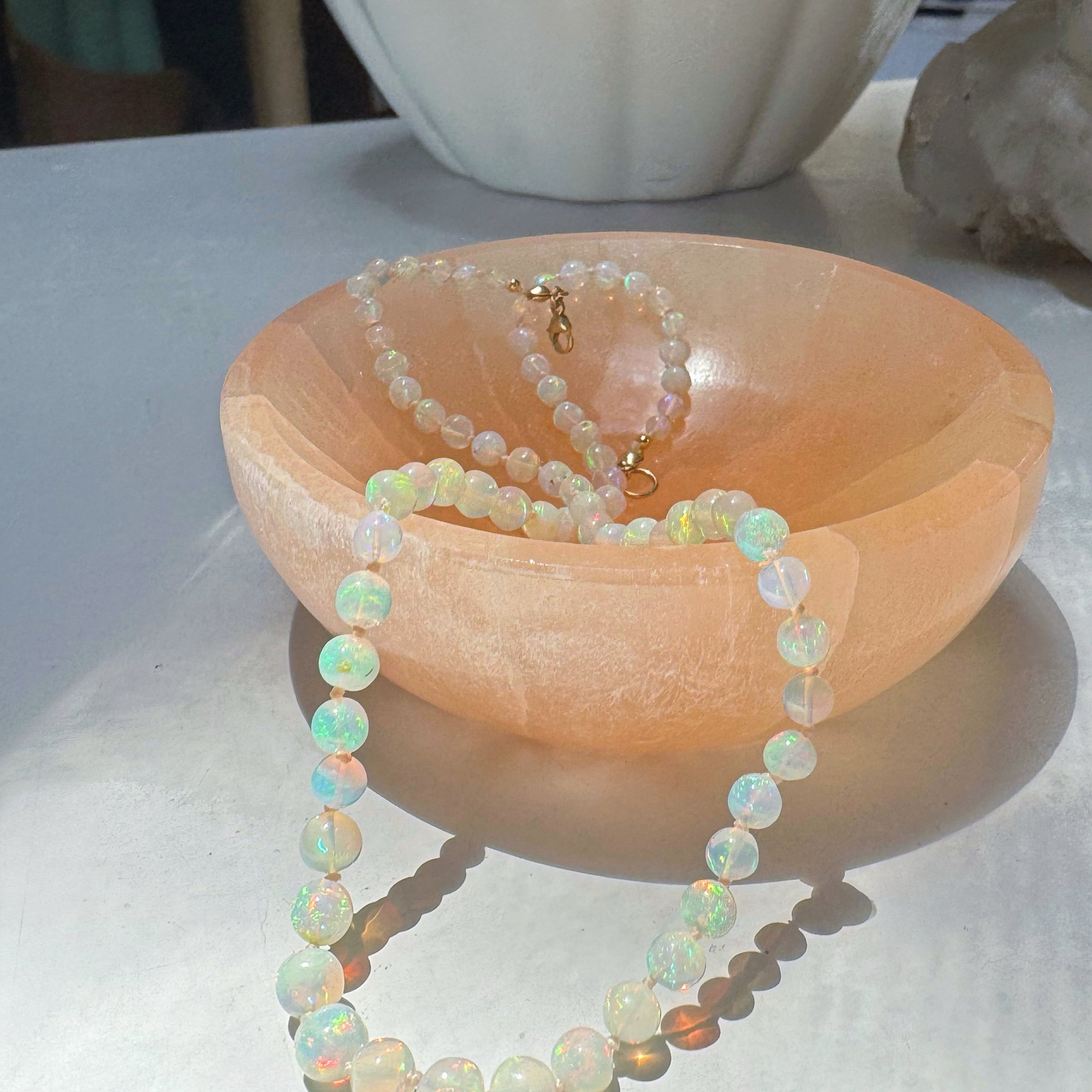 Ethiopian Opal Necklace Super Quality Baltic Mermaid