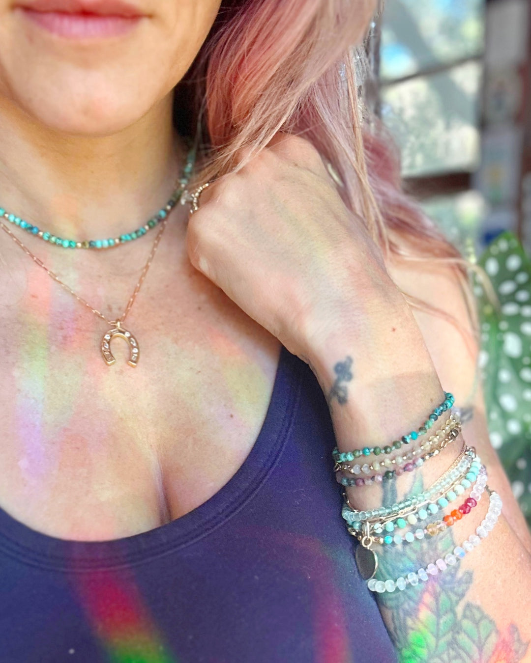 Gold Filled Horseshoe Necklace - Baltic Mermaid