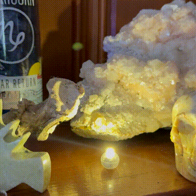 Orange Calcite Jack-O-Lantern - Baltic Mermaid