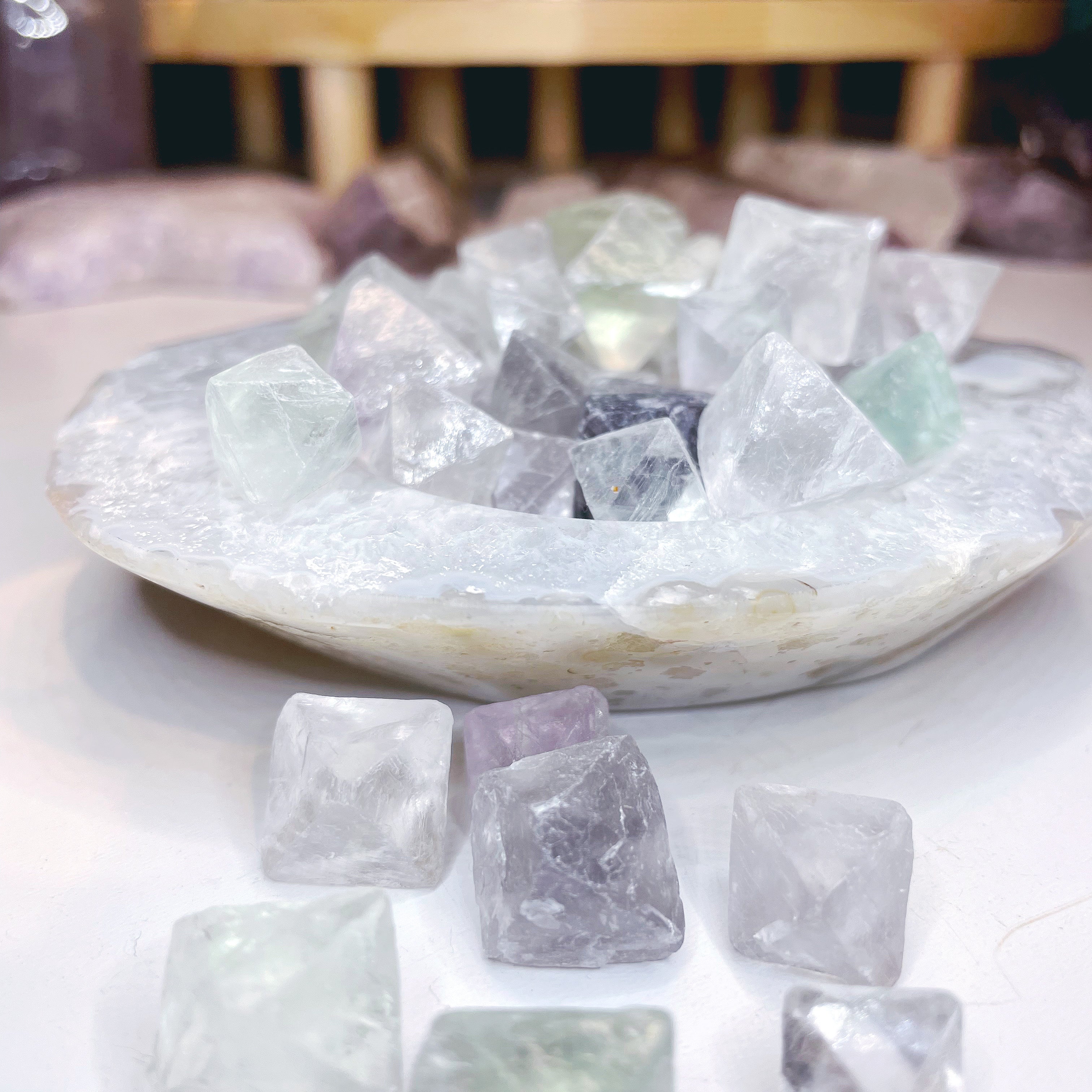 Lil Fluorite Octahedron - Baltic Mermaid