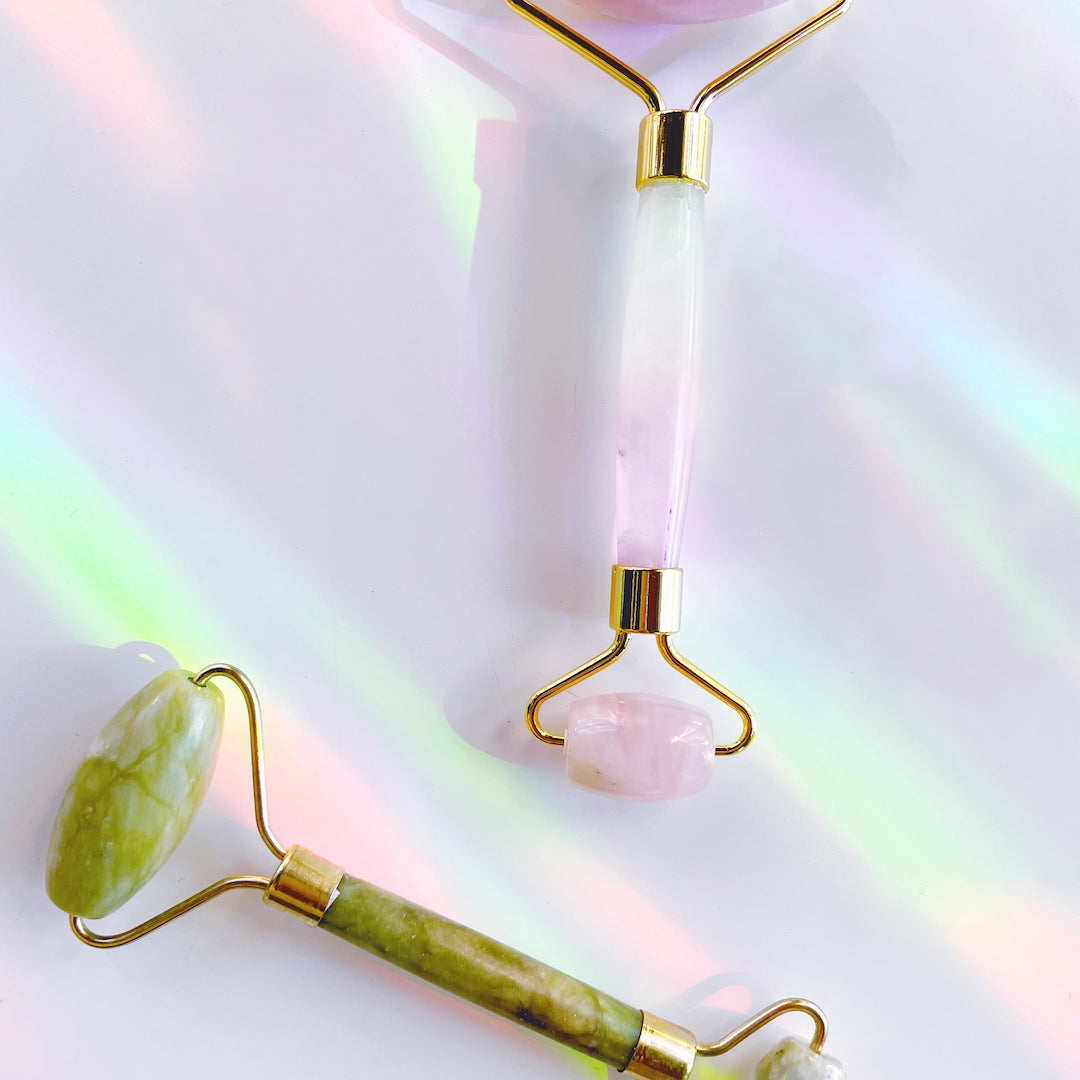 Facial Rollers: Jade & Rose Quartz - Baltic Mermaid