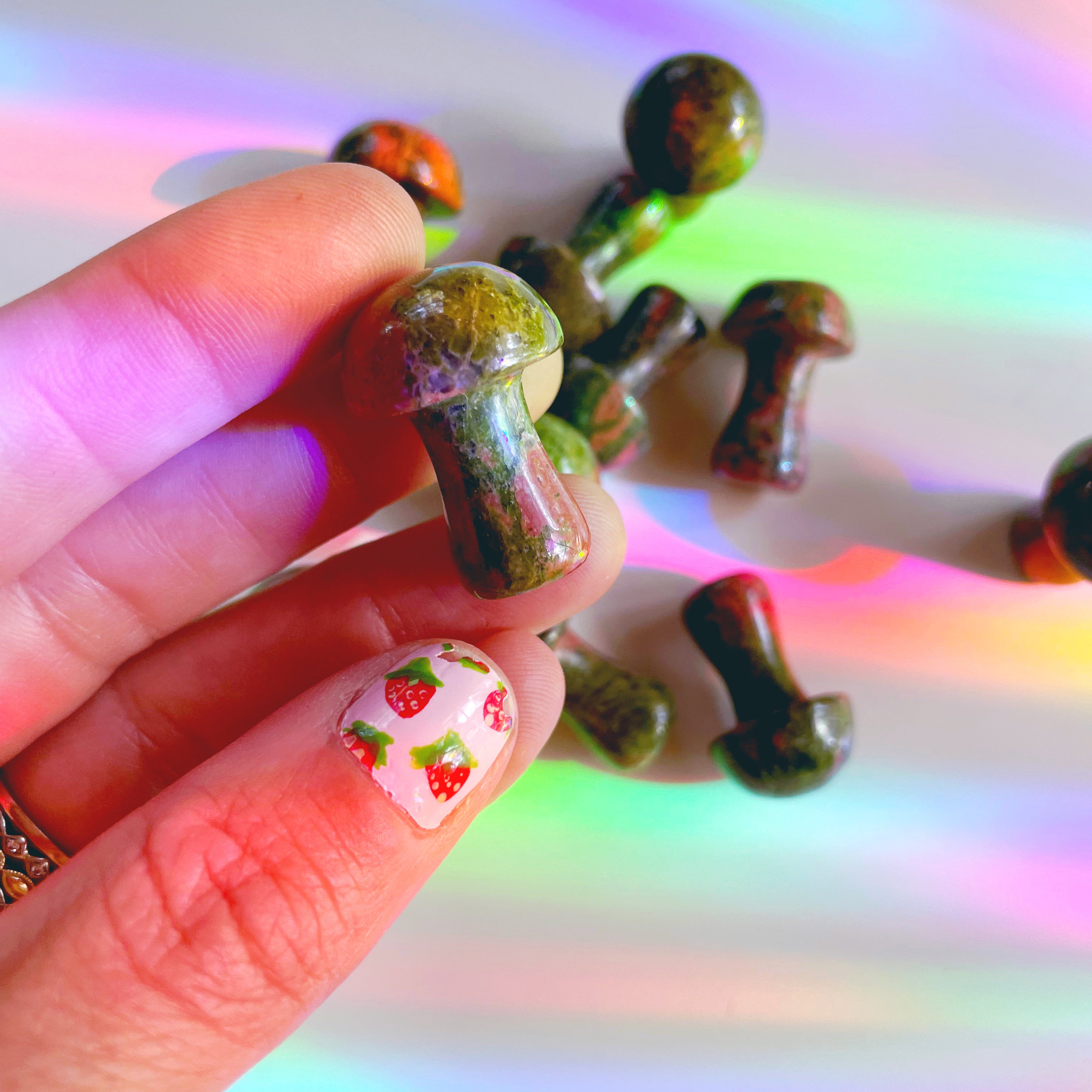 Unakite Mushrooms - Baltic Mermaid