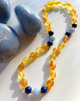 Dottie - Unpolished Amber Necklace - Baltic Mermaid