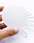Selenite Charging Disc - Baltic Mermaid