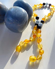 Dottie - Unpolished Amber Necklace - Baltic Mermaid