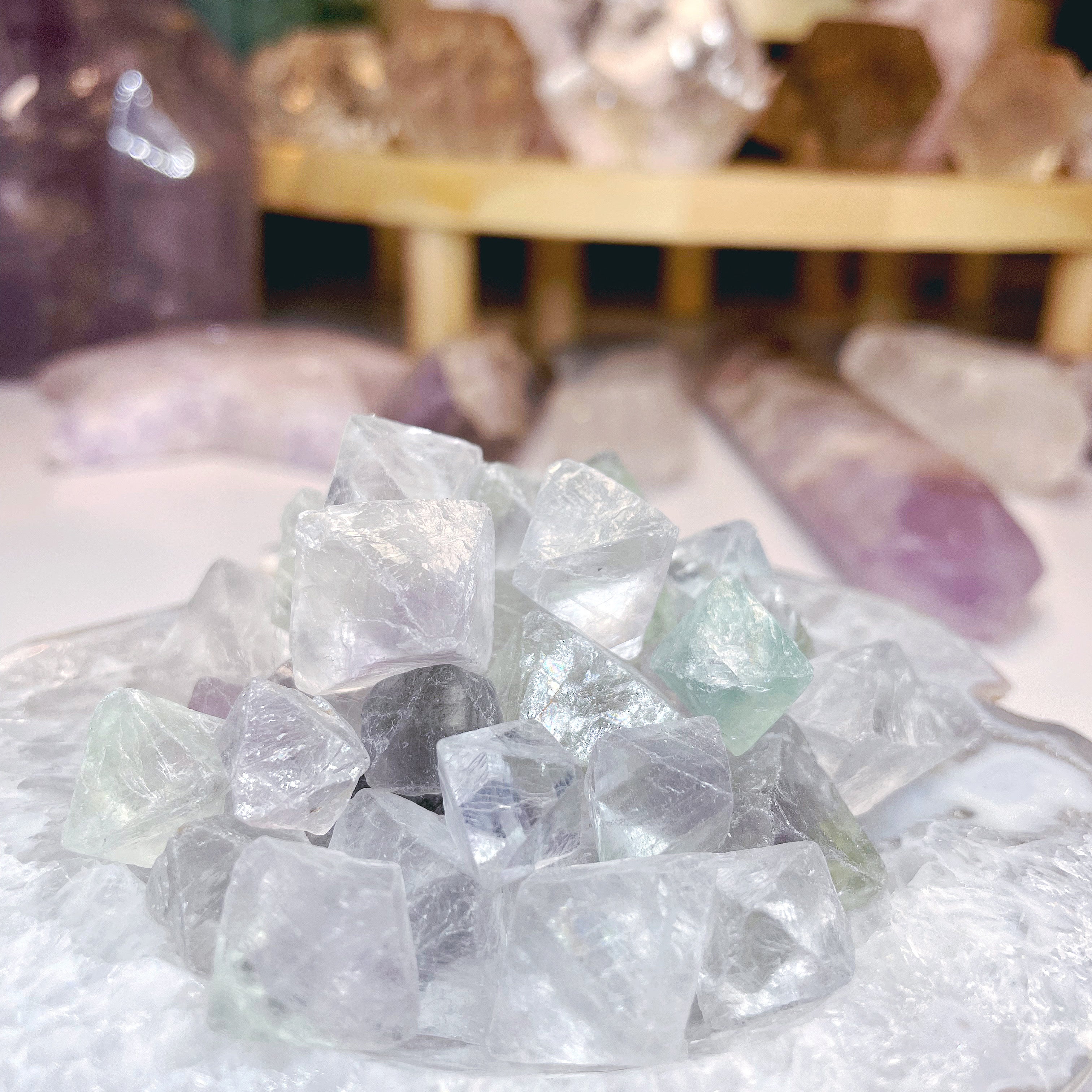 Lil Fluorite Octahedron - Baltic Mermaid