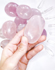Rose Quartz Palm Stones - Baltic Mermaid