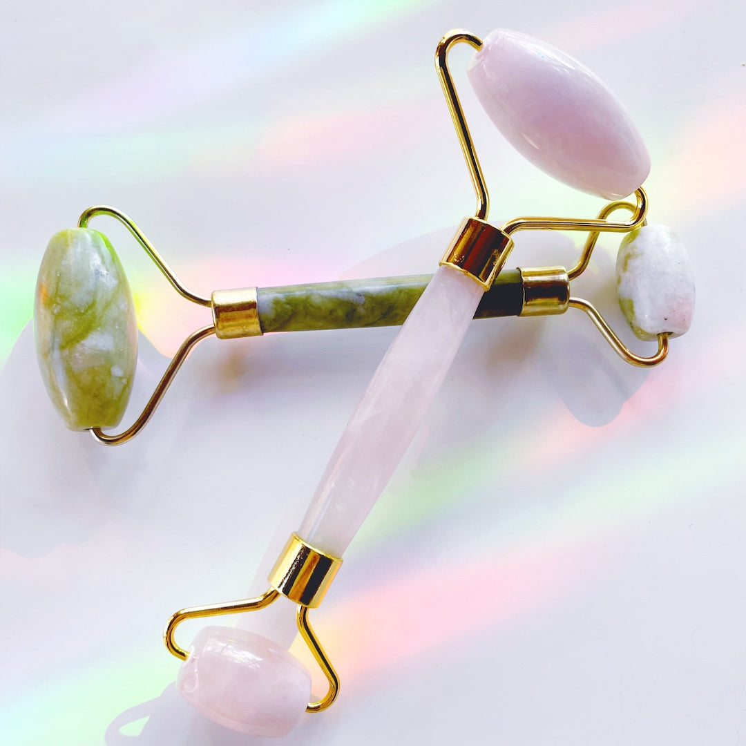 Facial Rollers: Jade & Rose Quartz - Baltic Mermaid