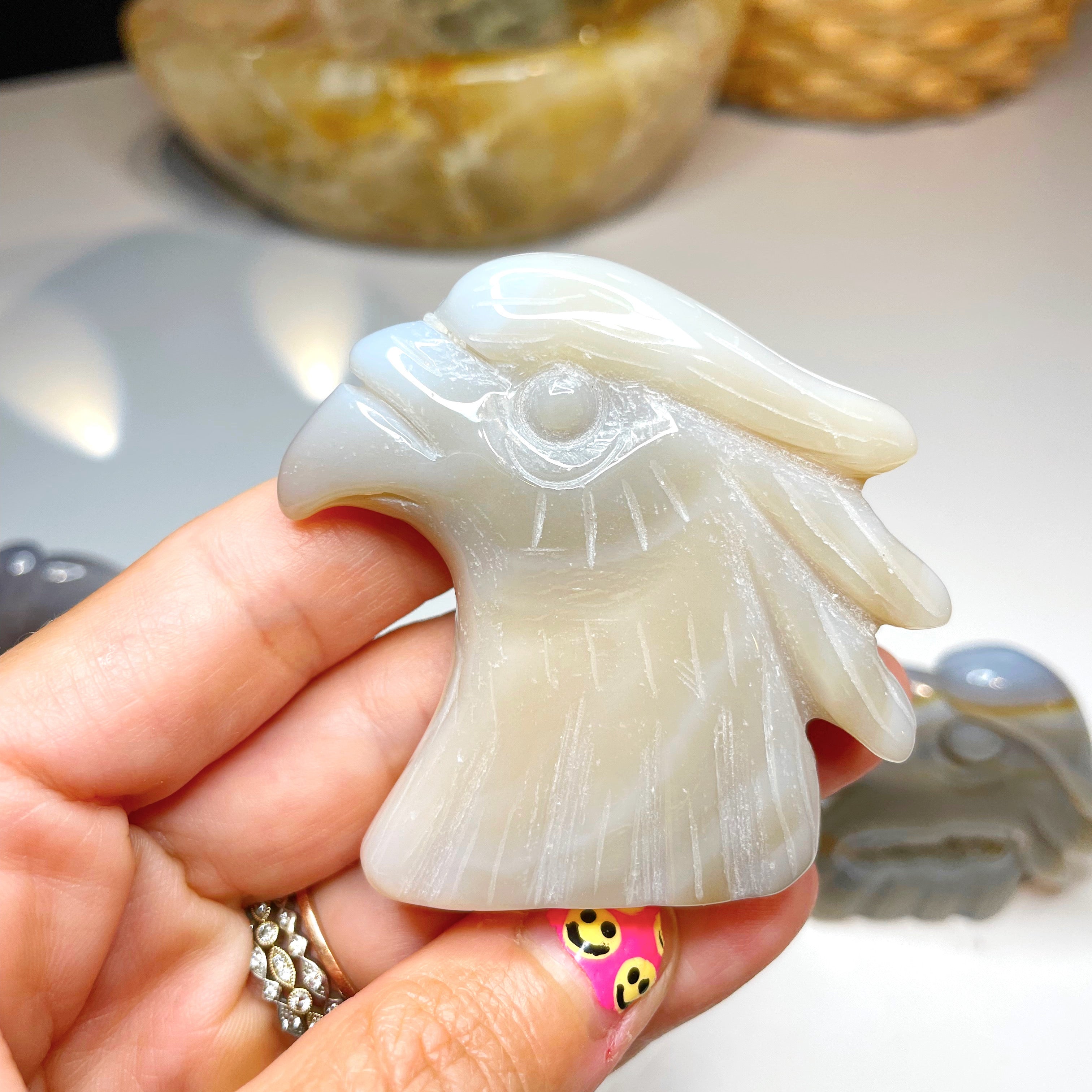 Druzy Agate Bird - Baltic Mermaid