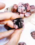 Rhodonite Tumbled Stones - Baltic Mermaid