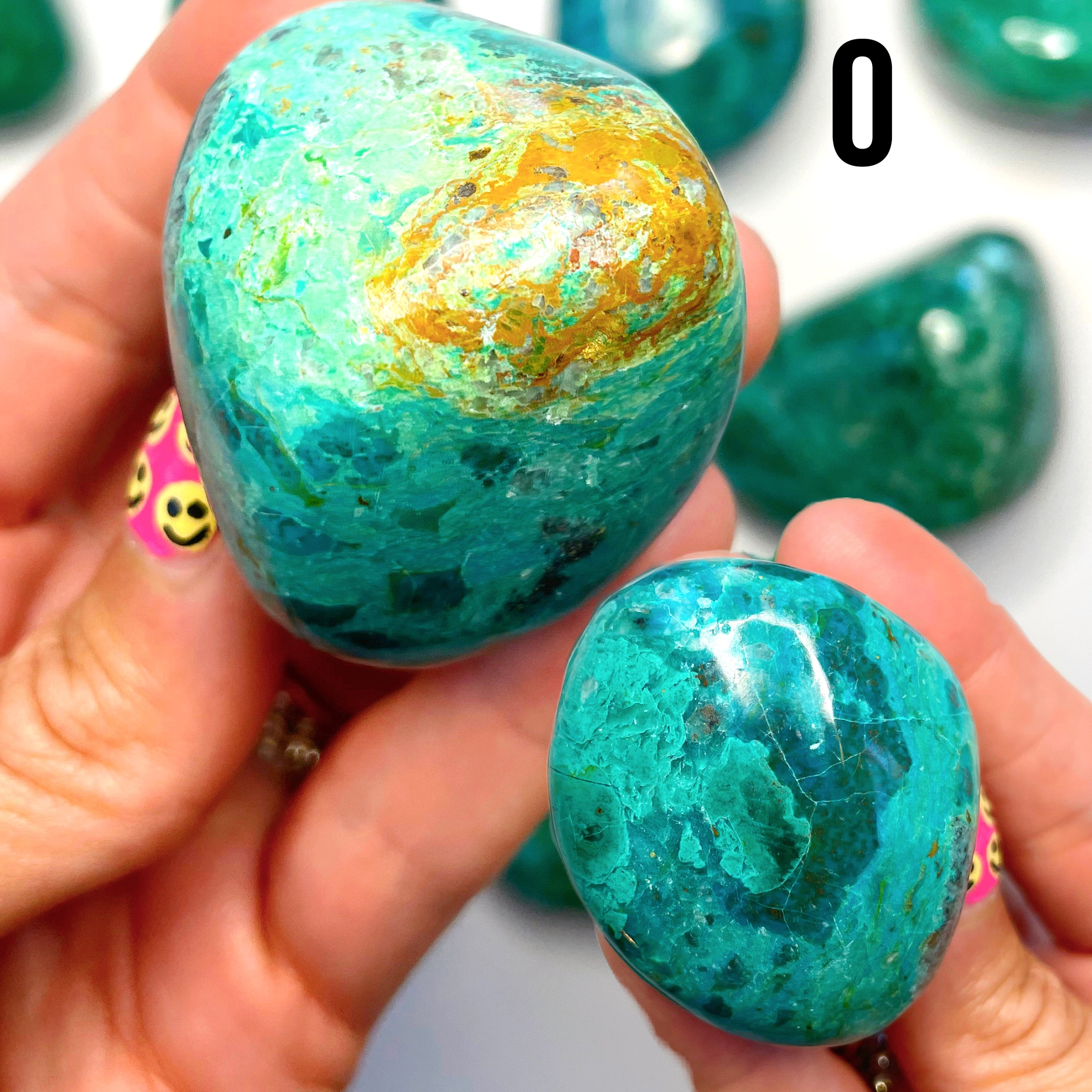 Chrysocolla Palm Stones/Large Tumbles - Baltic Mermaid