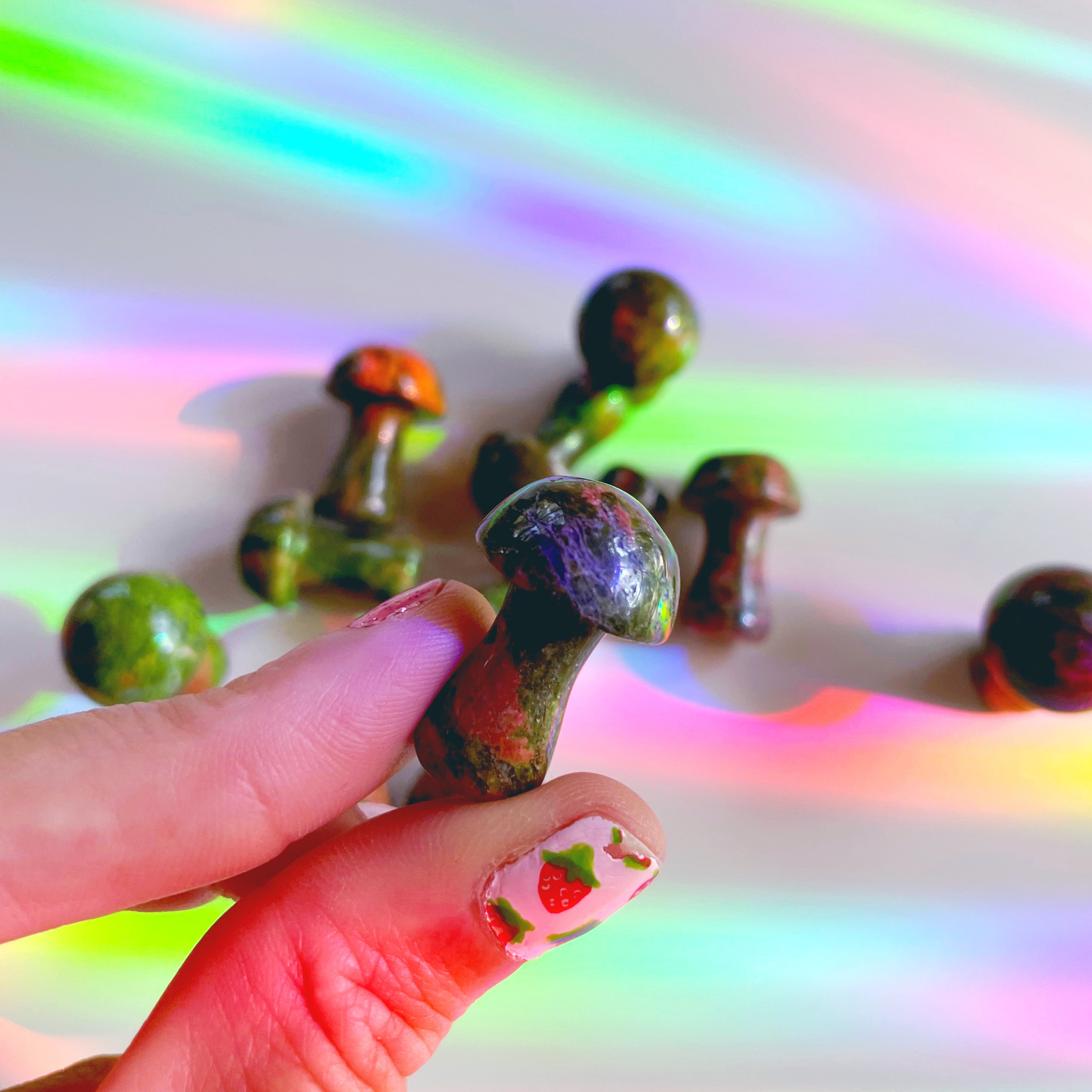 Unakite Mushrooms - Baltic Mermaid