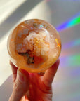 Flower Agate Sphere - Baltic Mermaid