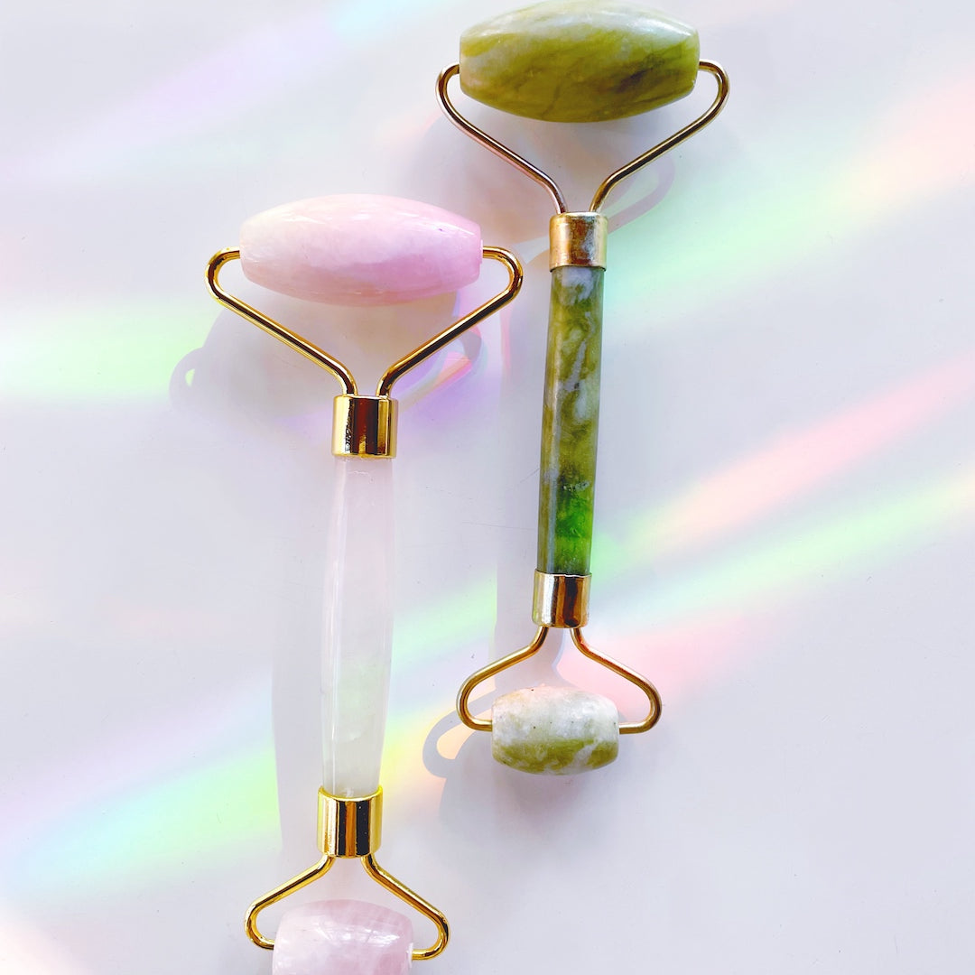Facial Rollers: Jade & Rose Quartz - Baltic Mermaid