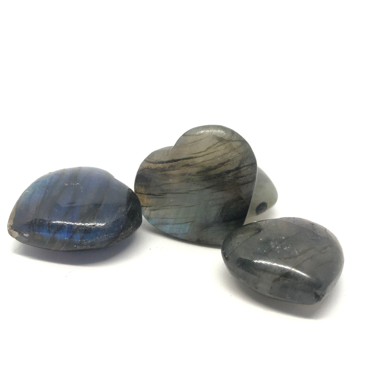 Little Puffed Heart Crystals - Baltic Mermaid