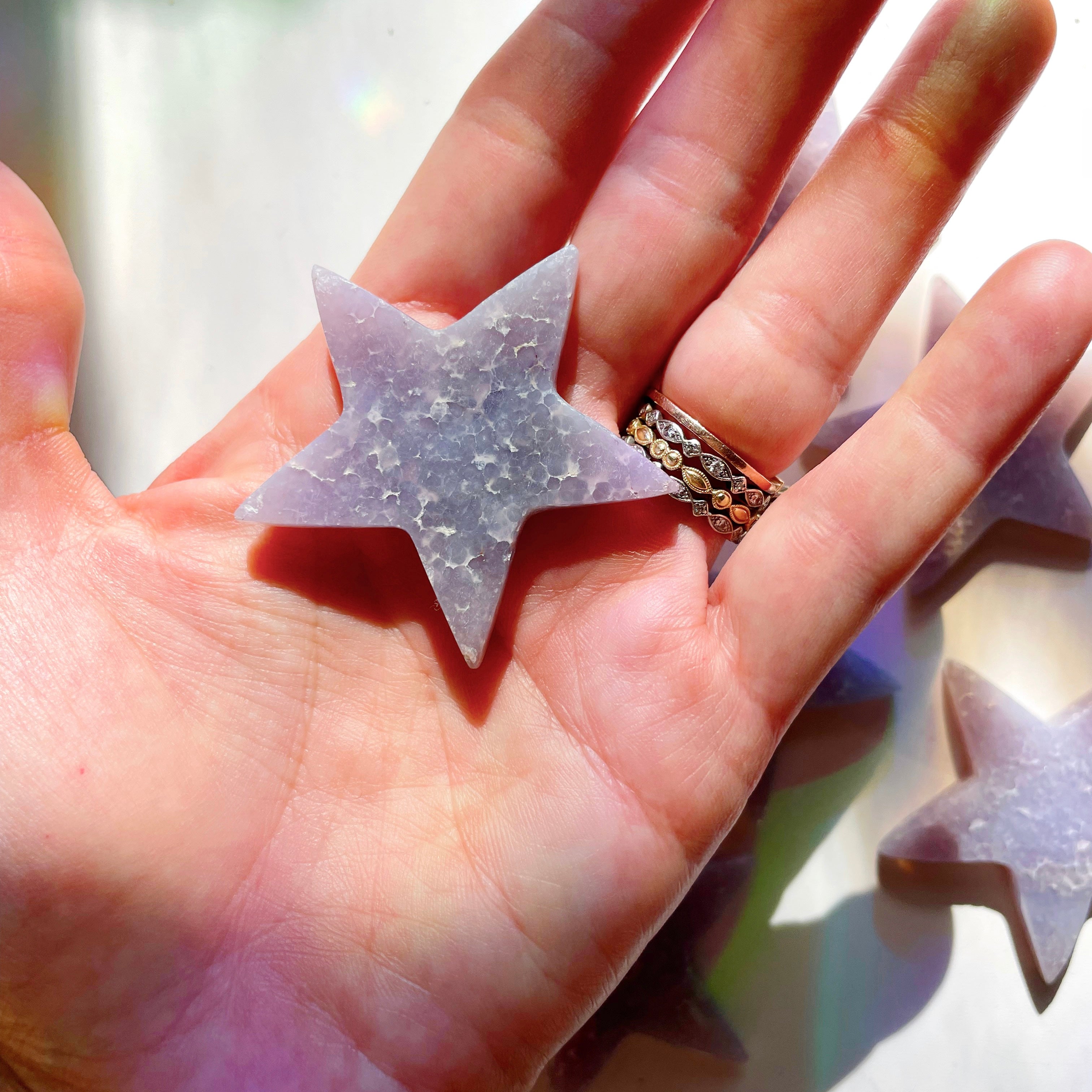 Grape Agate Star - Baltic Mermaid