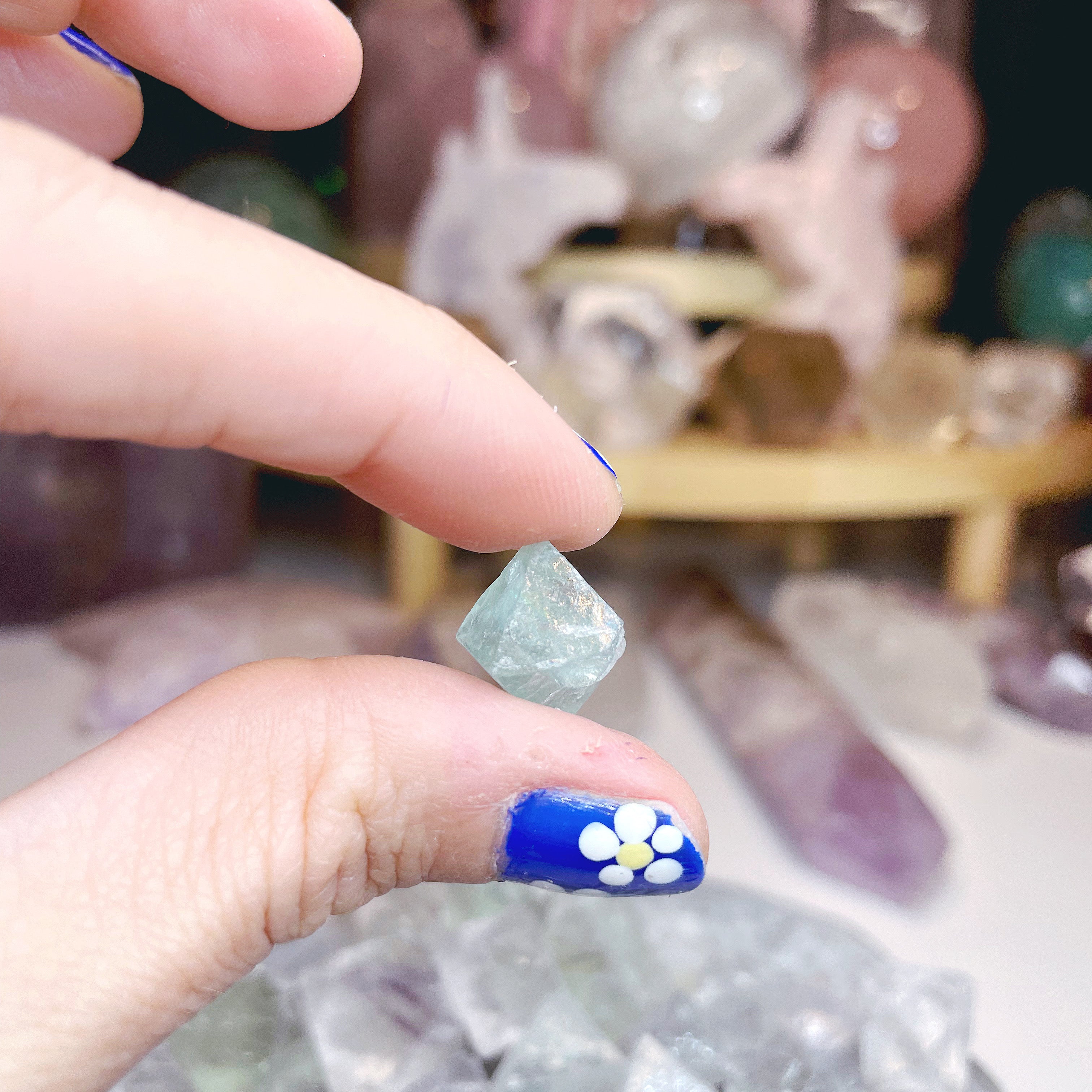 Lil Fluorite Octahedron - Baltic Mermaid
