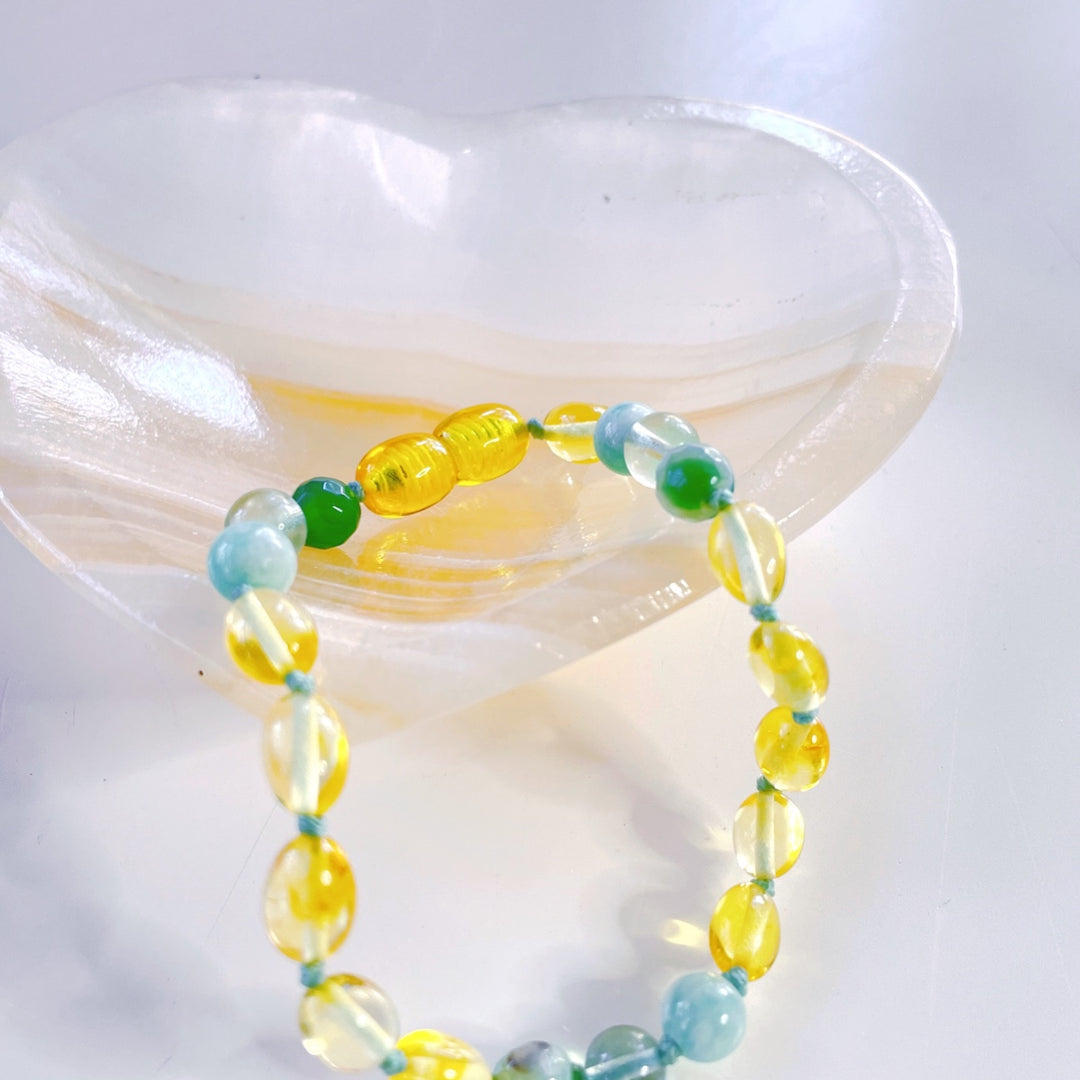 Tranquility Baltic Amber Bracelet - Baltic Mermaid