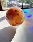 Flower Agate Sphere - Baltic Mermaid