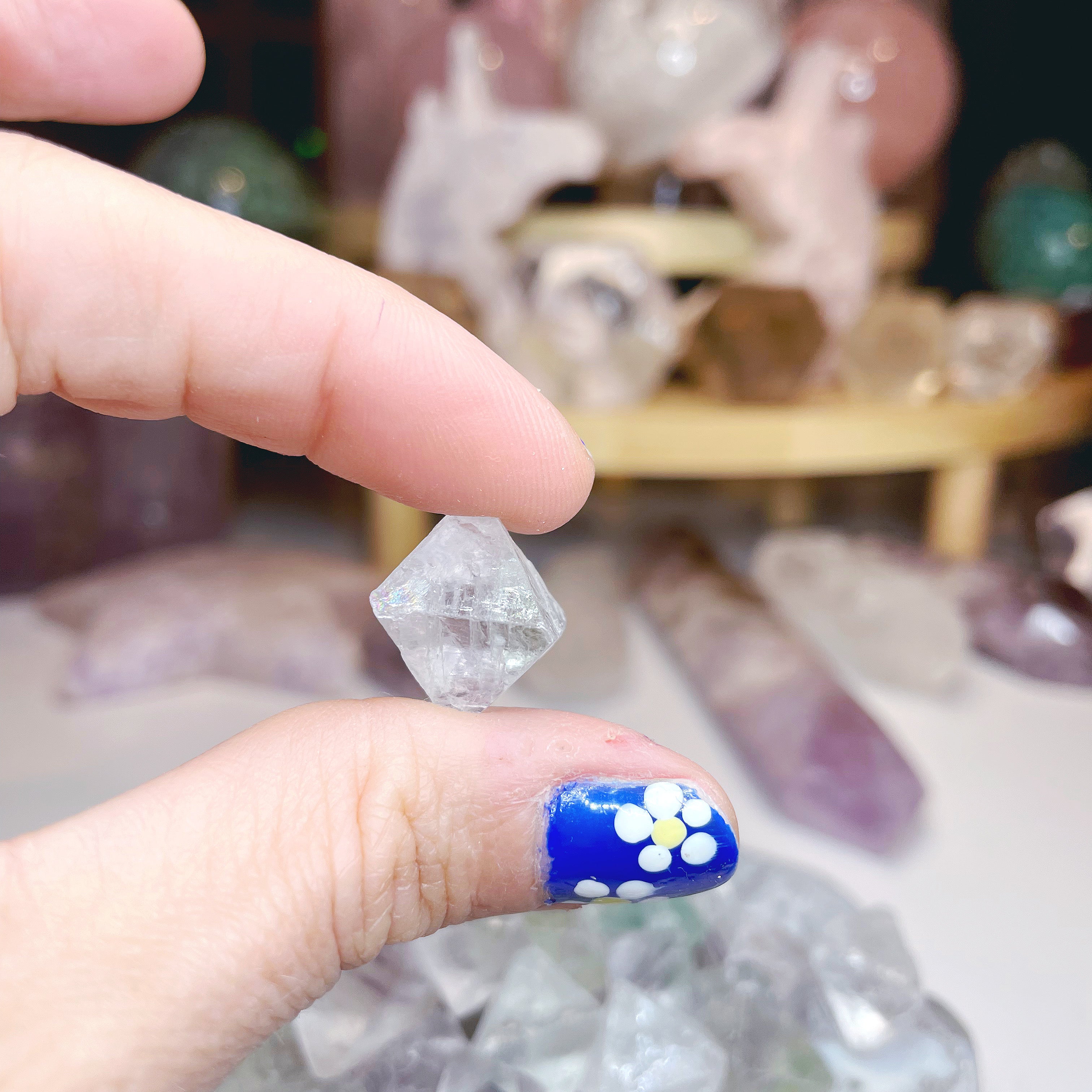 Lil Fluorite Octahedron - Baltic Mermaid