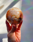 Flower Agate Sphere - Baltic Mermaid