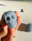 Angelite Skulls