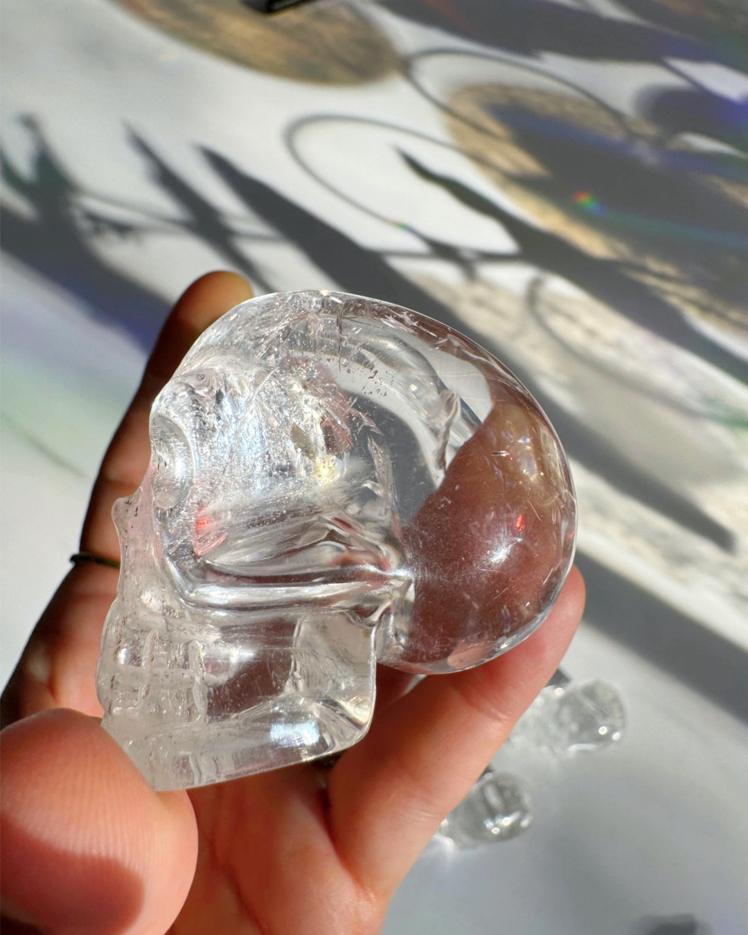 Clear Quartz Skull - Baltic Mermaid