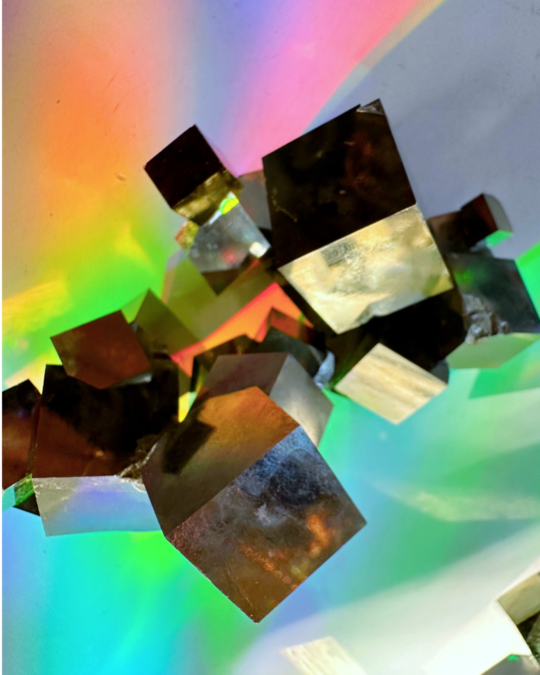 Pyrite Cube Cluster - AAA - Baltic Mermaid