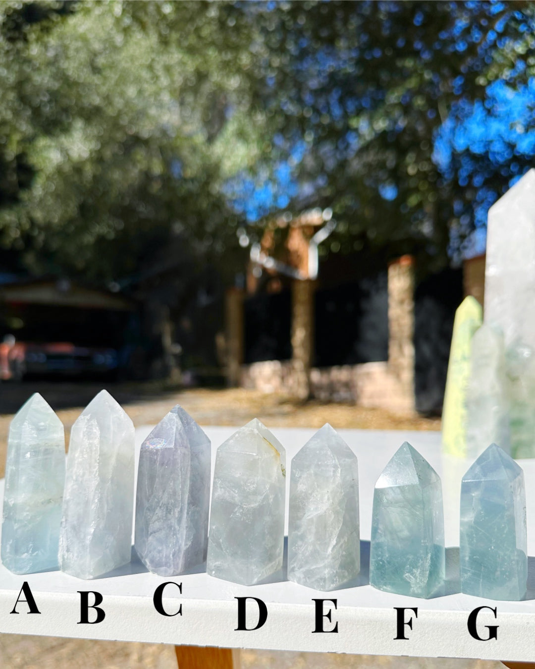 Fluorite Obelisks - Small - Baltic Mermaid