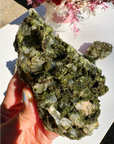 Epidote Quartz Cluster