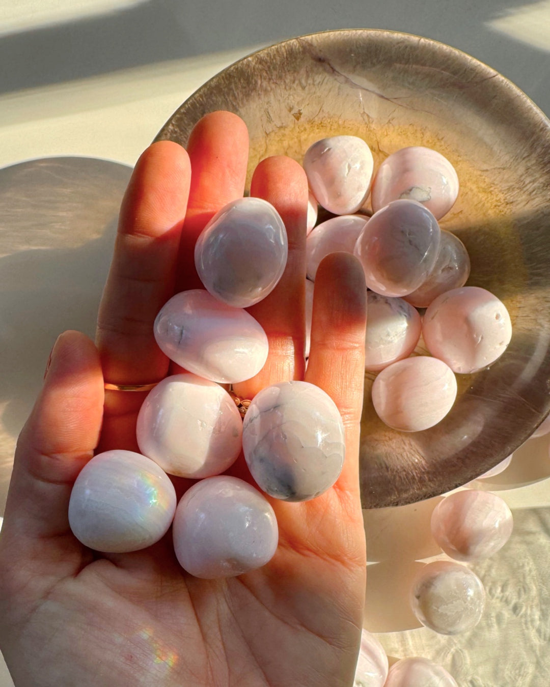 Mangano Calcite AAA - Tumbled Stones - Baltic Mermaid