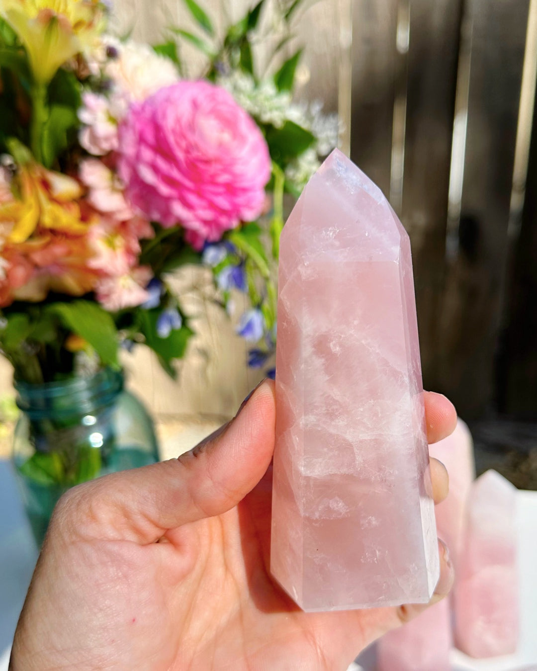 Rose Quartz Tower - Baltic Mermaid