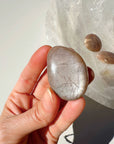 Sunstone & Peach Moonstone Palm Stone - O