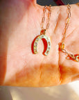 Gold Filled Horseshoe Necklace