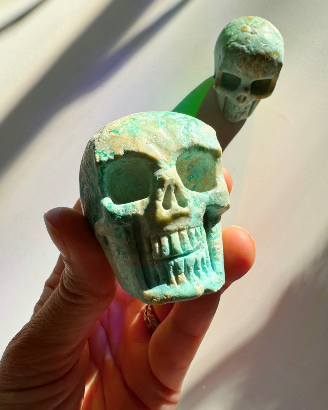 Peruvian Blue Opal Skull - Baltic Mermaid