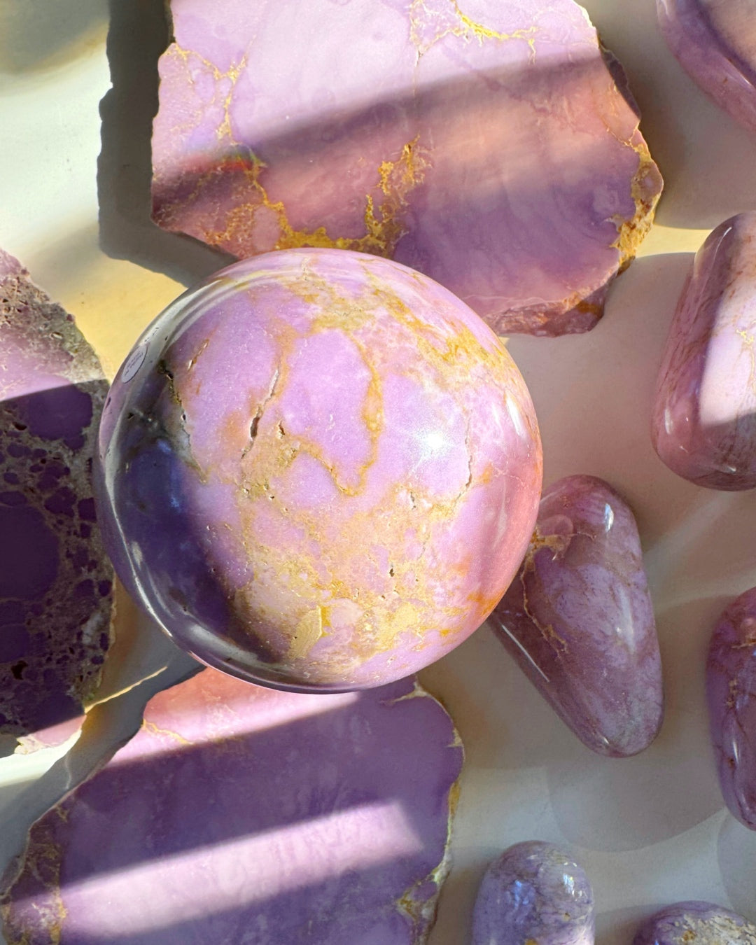 Phosphosiderite Large Sphere - AAA - Baltic Mermaid