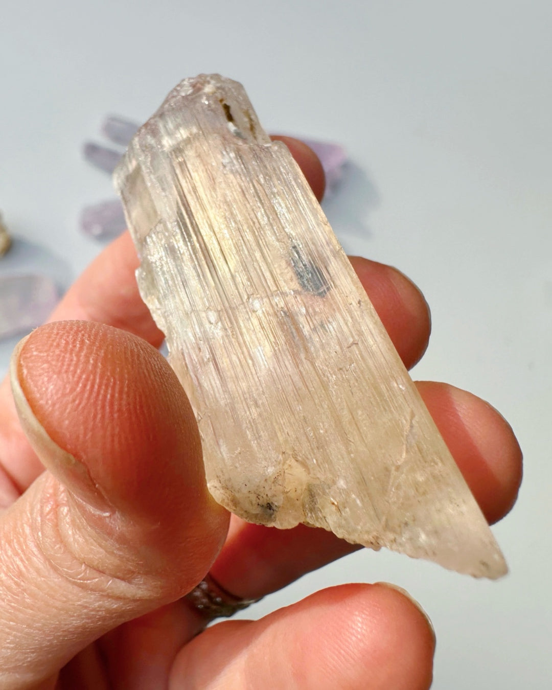 Raw Kunzite