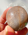 Sunstone & Peach Moonstone Palm Stone - E