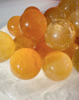 Honey Optic Calcite Spheres - AAA