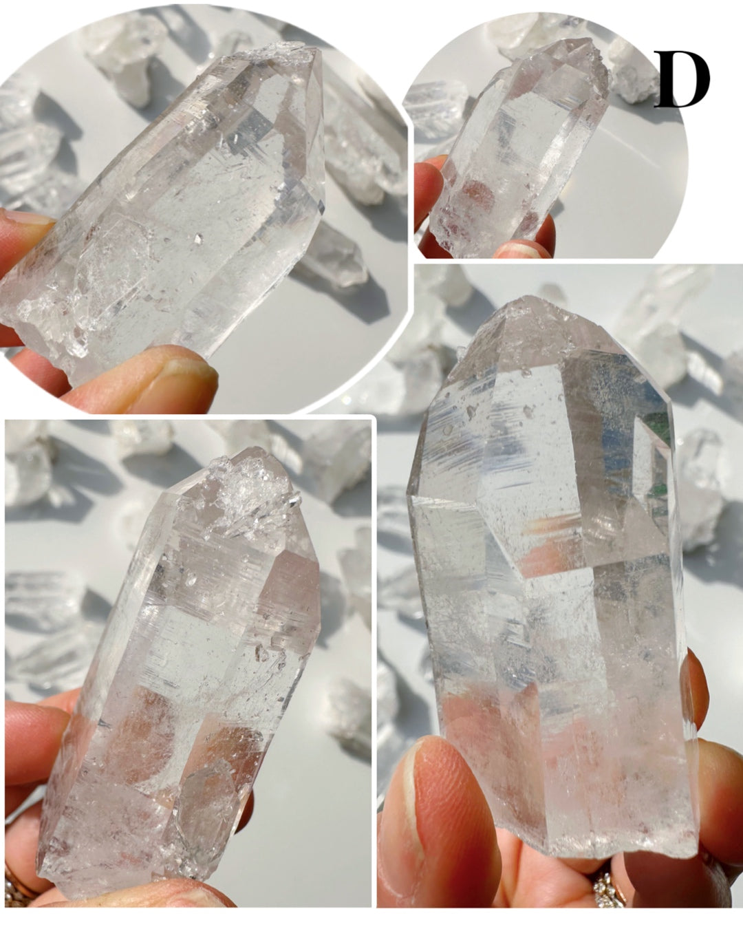 Arkansas Quartz Points - Super Clear