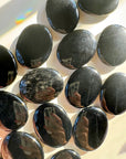 Black Obsidian Flat Palm Stones