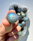 Labradorite Mini Spheres AAA