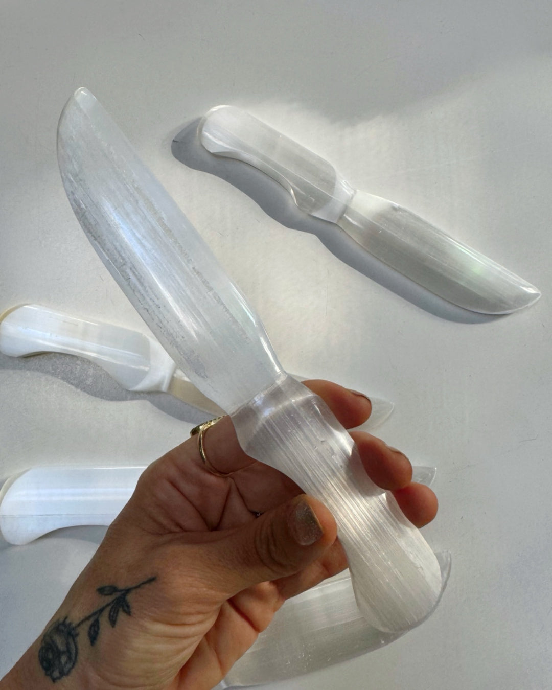 Selenite Knife - Small - Baltic Mermaid