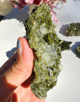 Epidote Quartz Cluster