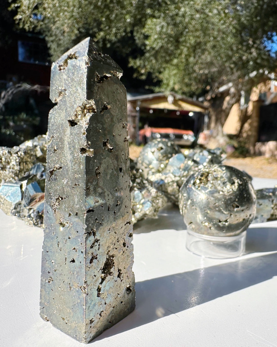 Pyrite Obelisk - Baltic Mermaid