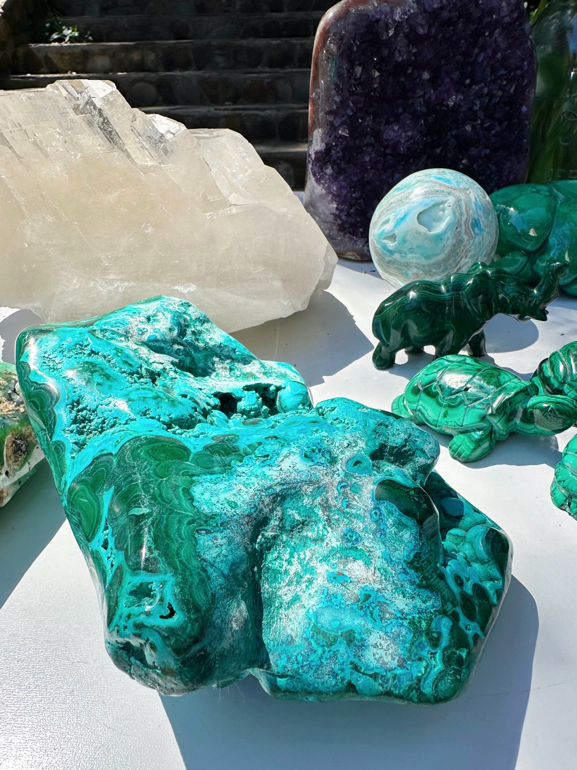 Chrysocolla w/ Malachite